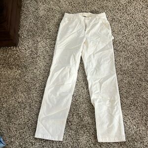 American Eagle cream carpenter pants size 6 long